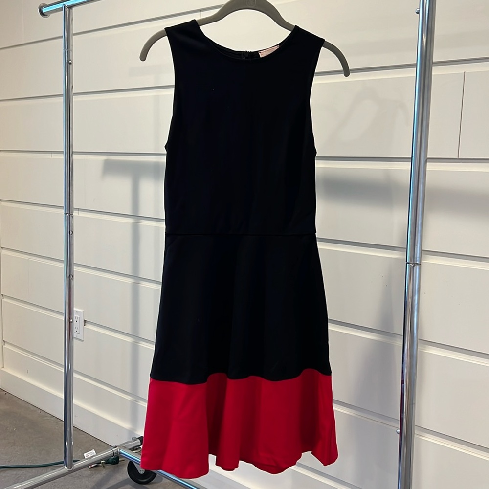 Holiday dress from love…ady. Women’s medium. Fit and flare, black red.